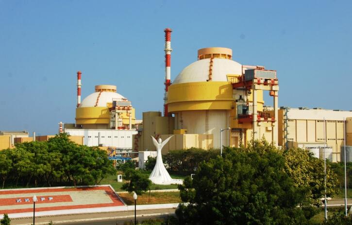 Kudankulam nuclear power plant in Tamil Nadu, India