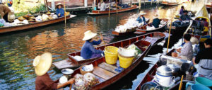 Floating markets, Bangkok